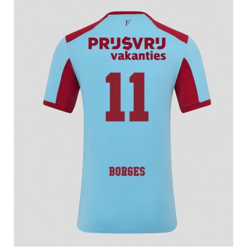 Stroje piłkarskie Feyenoord Goncalo Borges #11 Koszulka Trzeciej 2025-26 Krótki Rękaw